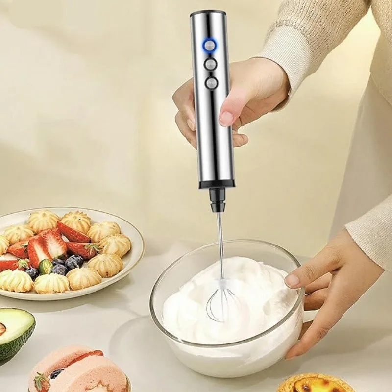 Electric Milk Frother Handheld - Frullatore elettrico portatile 3 in 1