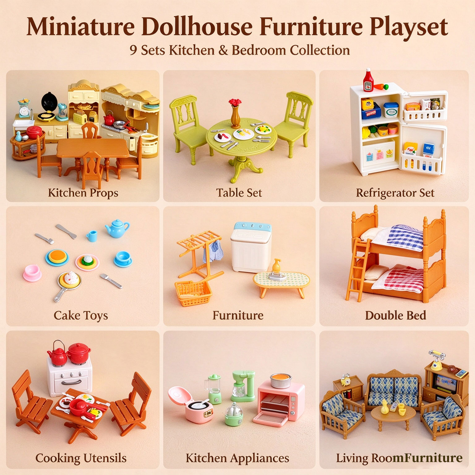 Set di mobili in miniatura per - Small Appliances recensione e prezzo